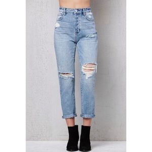 Pacsun Distressed Mom Jeans